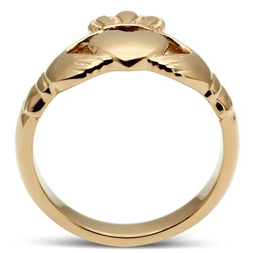 ETERNAL SPARKLES Women's Silver Claddagh Celtic Irish Fashion Comfort Statement Love Ring