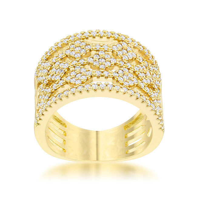 14k Gold Plated Band Ring