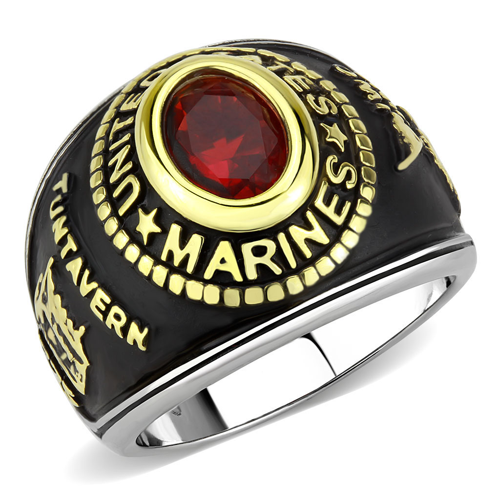 Men's Stainless Steel United States Marines Military Ring