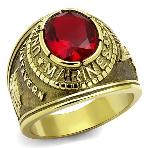 Men's Stainless Steel United States Marines Military Ring