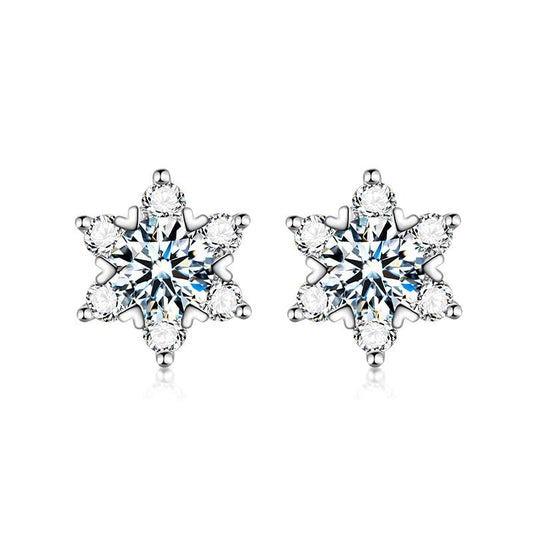 Marquise Moissanite 925 Sterling Silver Stud Earrings