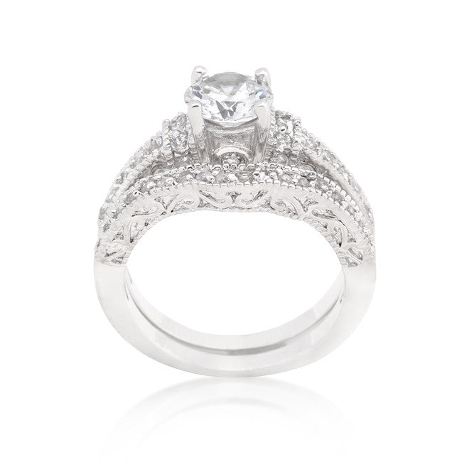 Vintage Wedding Ring Set