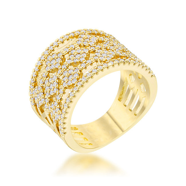 14k Gold Plated Band Ring