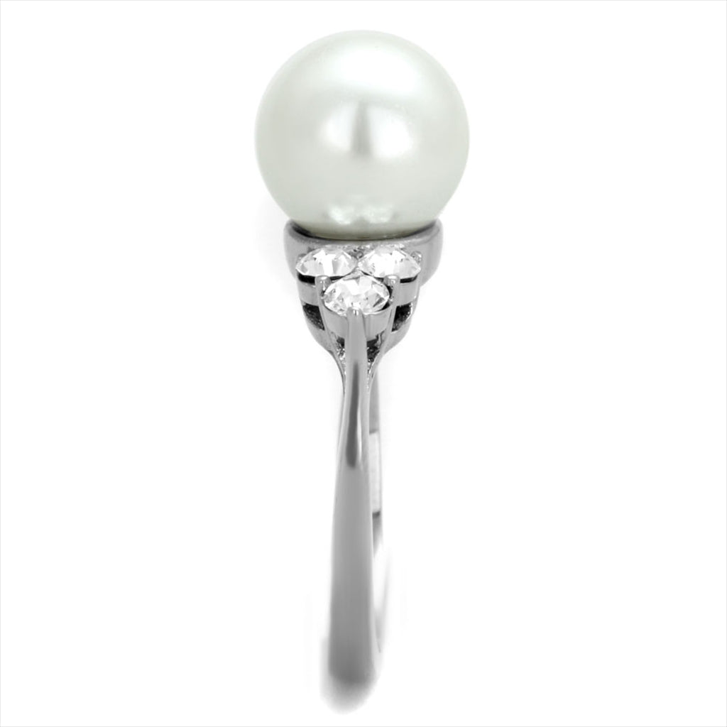 White Pearl Cocktail Ring