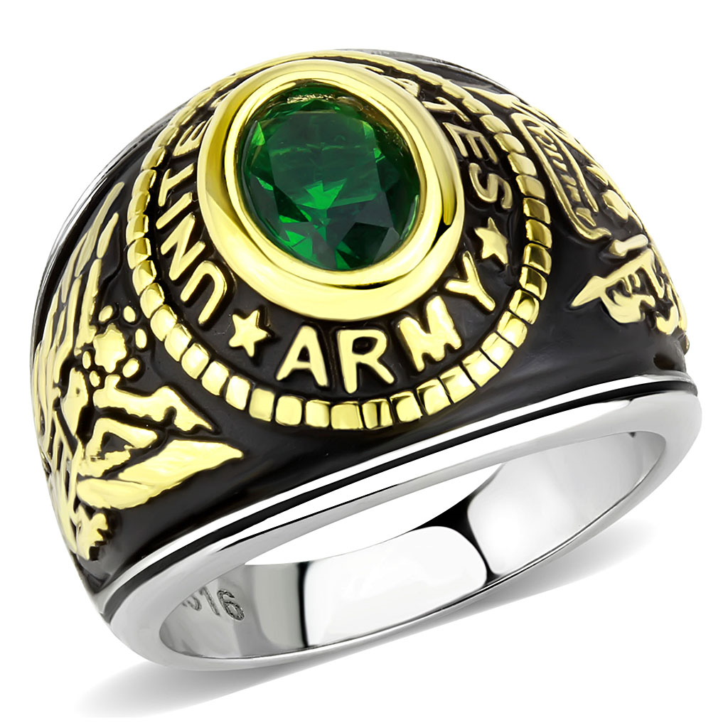 Men's Stainless Steel United States Army Military Ring